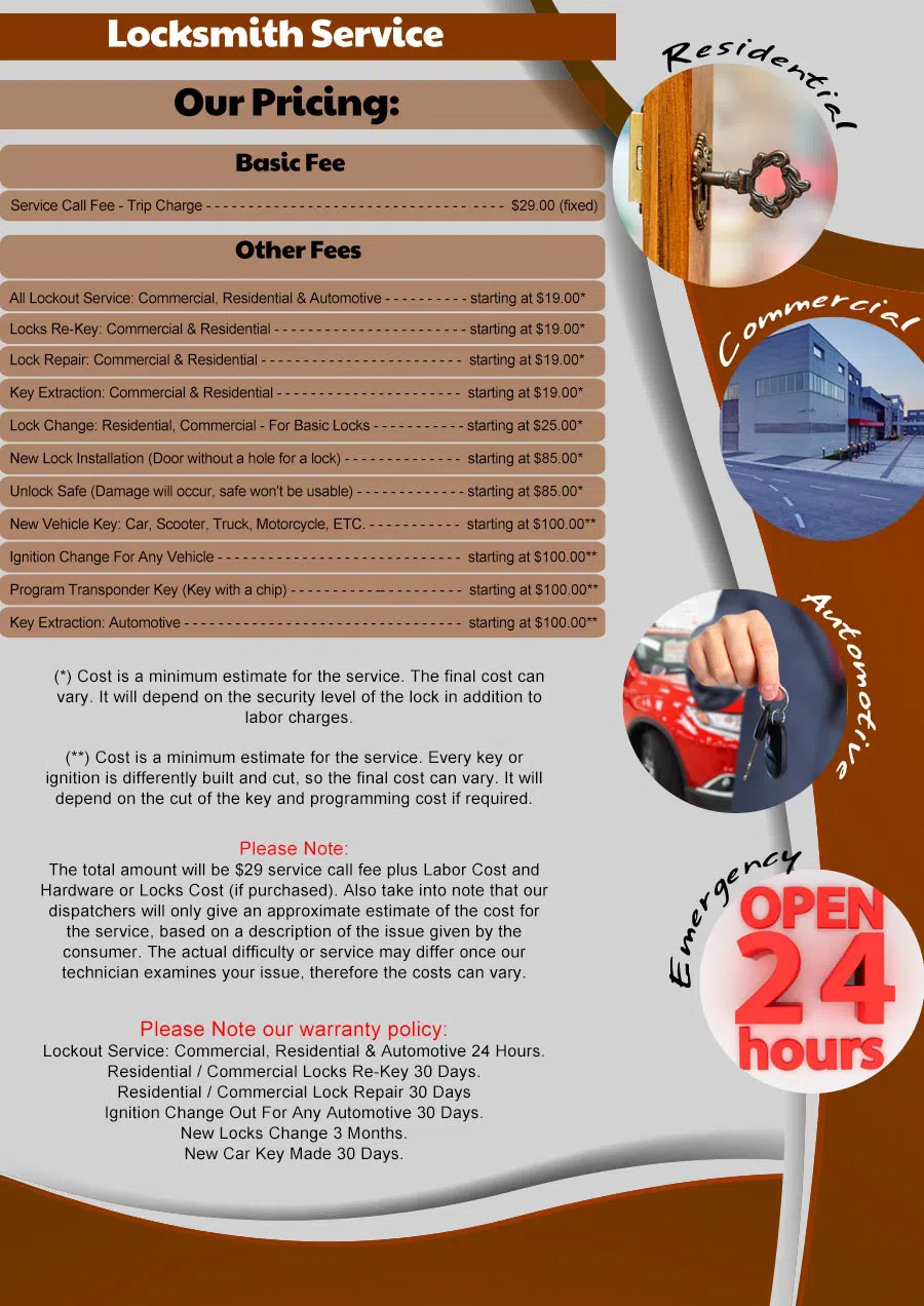 Locksmith Key Shop Sherman Oaks, CA 818-492-3076